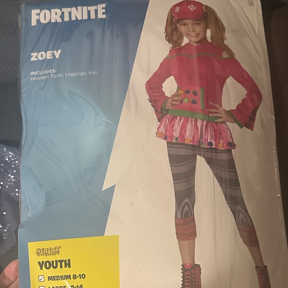 Spirit Fortnite Zoey Costume - Pink and Black